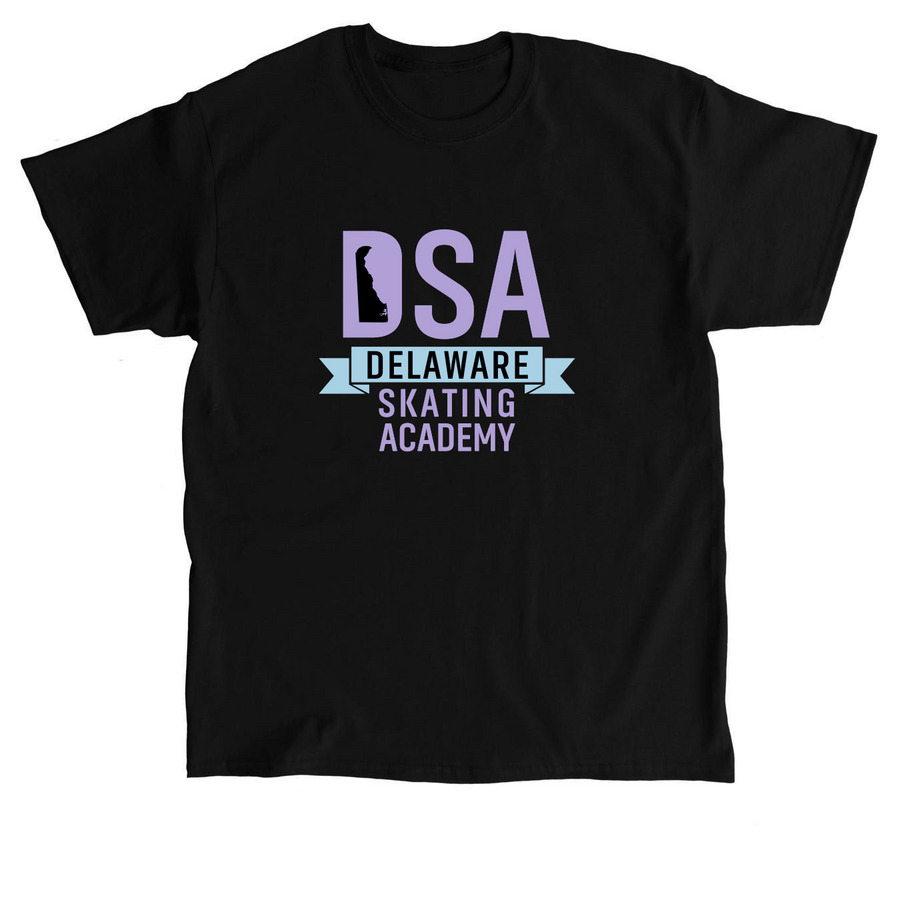 Delaware Skating Academy, a Black Classic Unisex Tee
