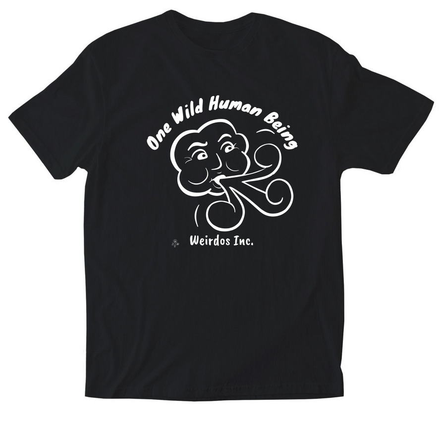 One Wild Human Being&nbsp;, a Black Softstyle Cotton Tee