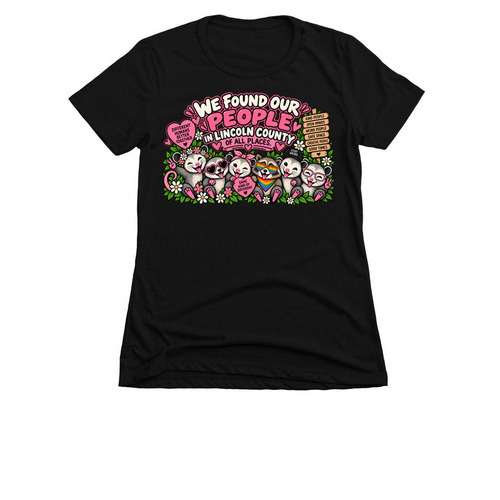 WE FOUND OUR PEOPLE, a Black Women's Slim Fit Tee