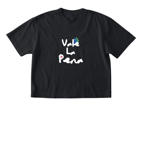 Vale La Pena, a Black Comfort Colors Boxy Tee