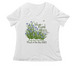 Blue-eyed Grass 2025 Plant of the Year Shirts, a White Women's Relaxed V-Neck Tee