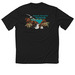 Performance Logo - M?lama Hawai?i's Seabirds, a Black Classic Performance Tee (back-view)