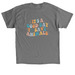 Good Day Shirt, a Charcoal Classic Unisex Tee (back-view)