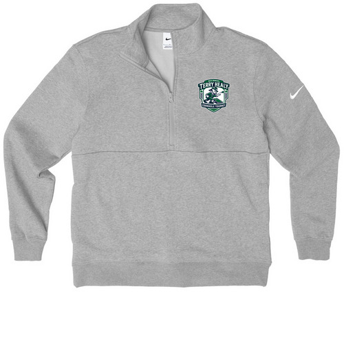 6th Annual Terry Healy Cornhole Tourney, a Dark Grey Heather Nike Club Fleece Half Zip Pullover