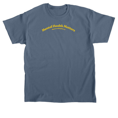 Mental Health Matters, a Indigo Blue Classic Unisex Tee