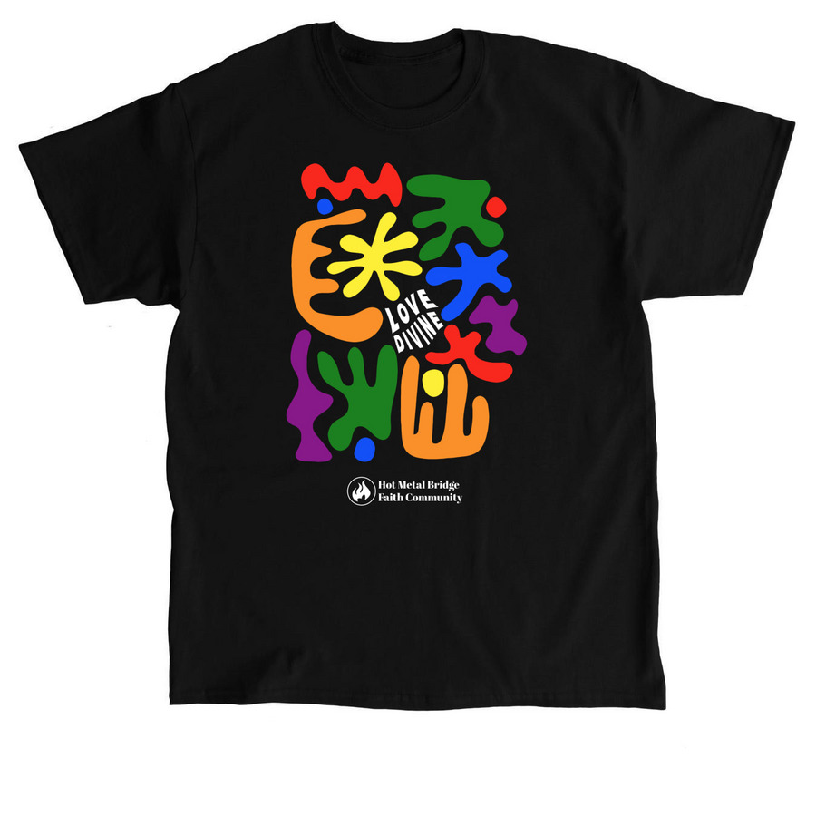 Love Divine, a Black Classic Unisex Tee