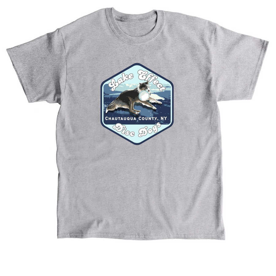 Lake Effect Disc Dogs, a Sport Grey Classic Unisex Tee