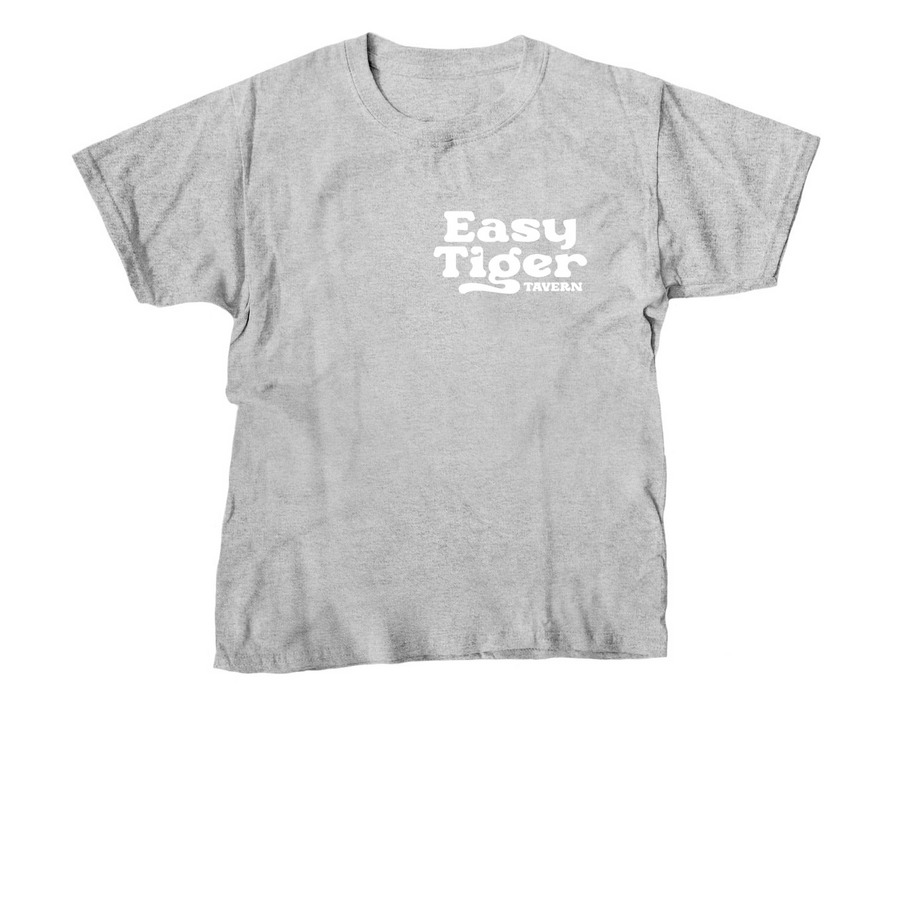 Easy Tiger Circle, a Sport Grey Youth Unisex Tee