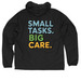 Parrott All-Season Veteran Support Drive, a Black Quarter-Zip Windbreaker (back-view)