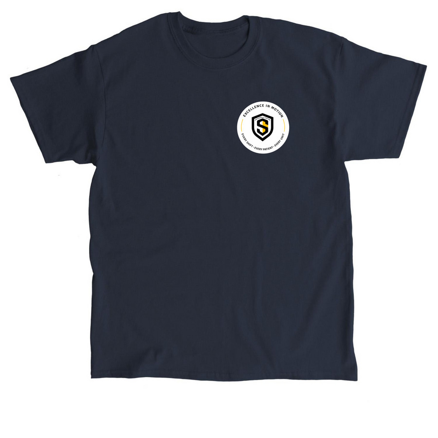 Excellence in Motion: Code Blue, a Navy Classic Unisex Tee