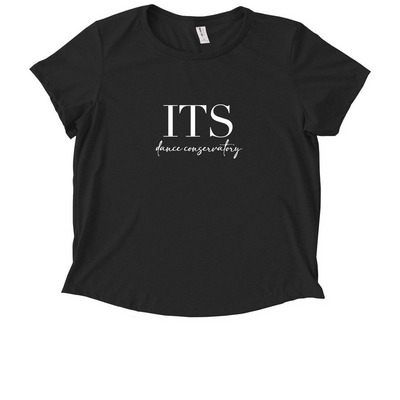 Classy Classic, a Deep Black Allmade Eco Triblend Women?s Scoop Neck Tee