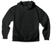 Vintage Black Disciple Hoodie, a Vintage Black Premium Heavyweight Pullover Hoodie (back-view)