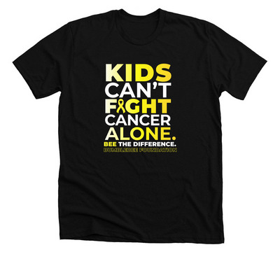 BEE the Difference Light Logo, a Solid Black Blend Premium Unisex Tee