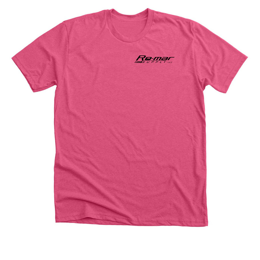 U4 Essmeyer/LeMoyne, a Heather Charity Pink Premium Unisex Tee