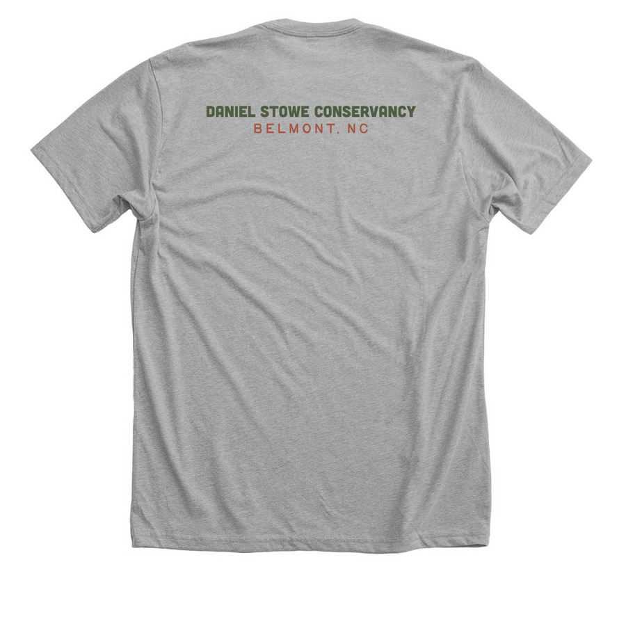 Your Path to Nature, a Athletic Heather Premium Unisex Tee (back-view)