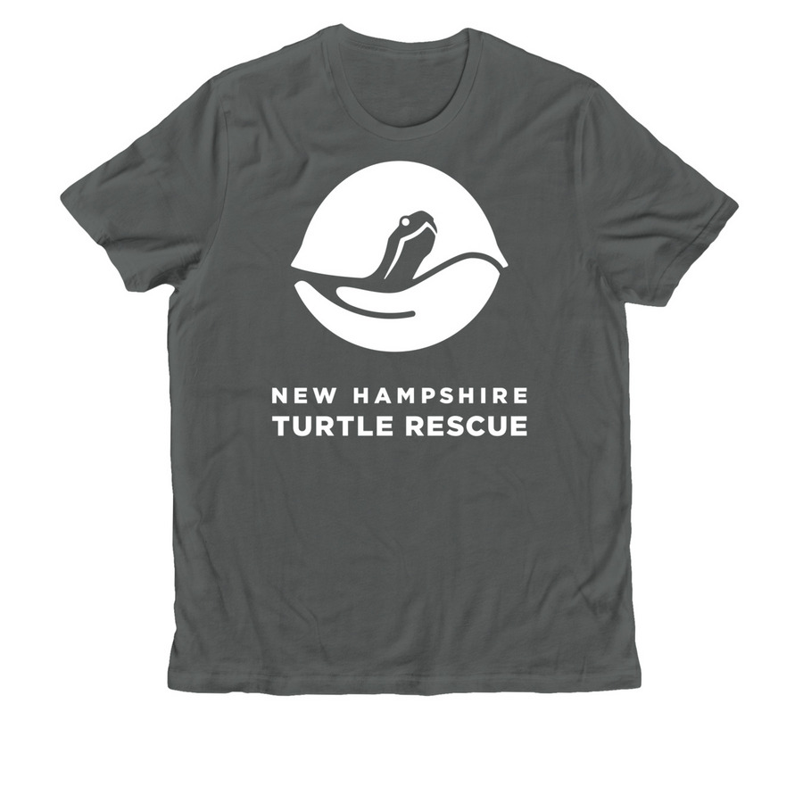 New Hampshire Turtle Rescue White Logo, a Terrain Grey Allmade Organic Cotton Unisex Tee