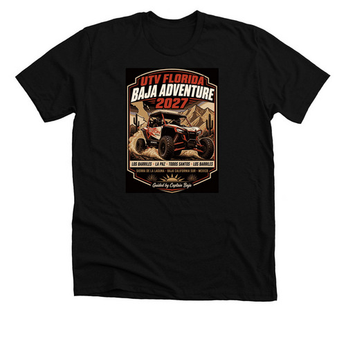 UTV Florida Baja Adventure&nbsp;, a Solid Black Blend Premium Unisex Tee