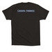 Pounder Trident, a Black Premium Cotton Tee (back-view)