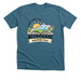 Bluegrass Bookstore Crawl, a Heather Deep Teal Premium Unisex Tee