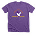 Everyone Belongs Adult and Youth&nbsp;Tops, a Heather Team Purple Premium Unisex Tee