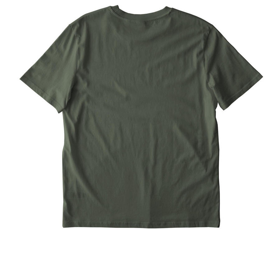 Mito Heart - Long/Short-Sleeve&nbsp; (Youth/Adult), a Khaki Green Stanley/Stella Unisex Creator 2.0 Tee (back-view)