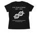 Five Year Anniversary Shirts, a Black Women's Performance Tee (back-view)