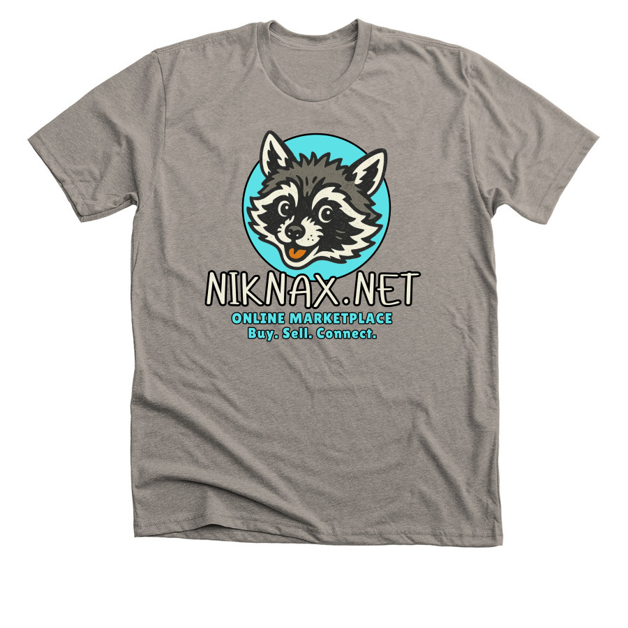 Niknax - Buy. Sell. Connect., a Heather Stone Premium Unisex Tee