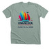 Onancock Sail Forward Shirts, a Heather Sage Premium Unisex Tee