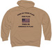 Take The Flag Back, a Sandstone Midweight Pullover Hoodie