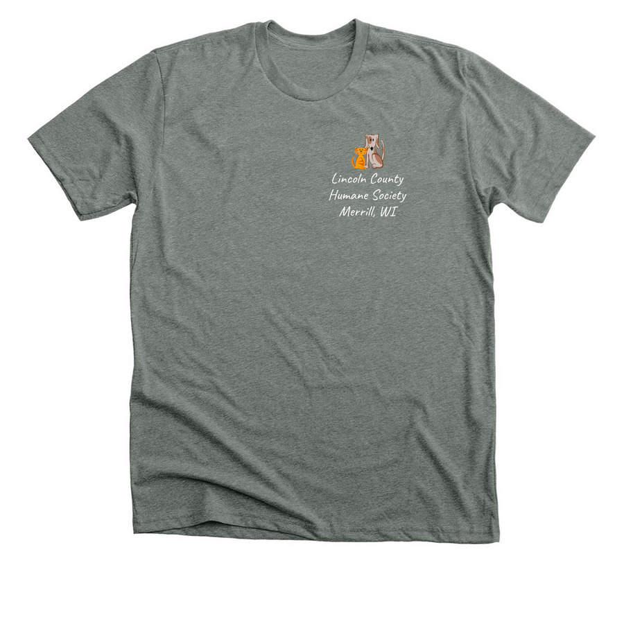 Second Hand Animals Make First Class Pets, a Deep Heather Premium Unisex Tee