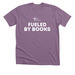 Fueled By Books, a Heather Purple Premium Unisex Tee
