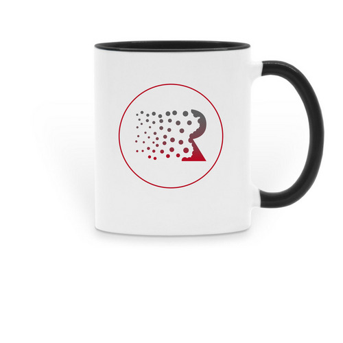 Regeneration Mugs, a Black Two-Tone Ceramic Mug