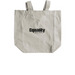 "Still, We Stand." Tote, a Natural Recycled Cotton Tote Bag (back-view)