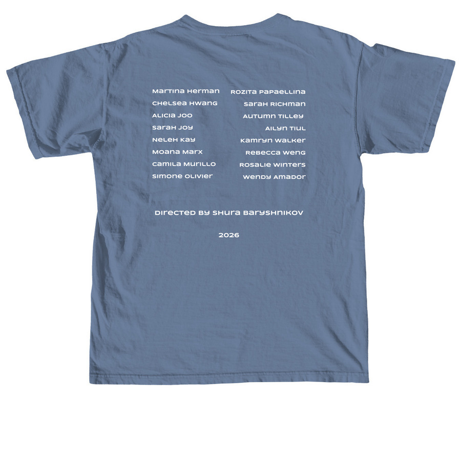 Style 3 (CIRCLE) - 2026 Names!, a Blue Jean Comfort Colors Unisex Tee (back-view)