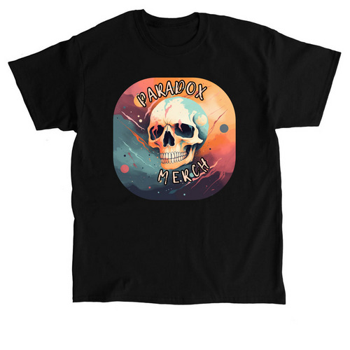 PARADOX MERCH - Skull, a Black Classic Unisex Tee