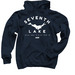 7th Lake Graphic, a Navy Pullover Hoodie