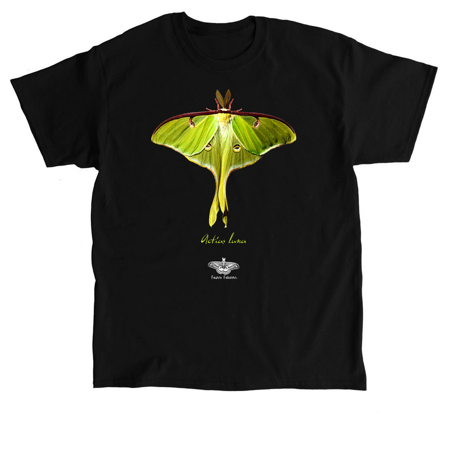 Luna Moth, a Black Classic Unisex Tee