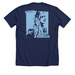 Freya Skye Hollister Merch, a Solid Navy Blend Premium Unisex Tee (back-view)