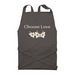 Choose Love&nbsp;Apron, a Dark Grey Recycled Bib Apron