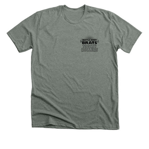 Tootsy Rollers, a Deep Heather Premium Unisex Tee