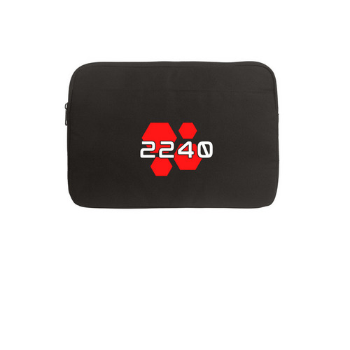 Robotics Laptop sleeve&nbsp;, a Black Canvas Laptop Sleeve