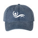 Salem Sound Coastwatch Gear - Hat, a Navy Printed Pigment Dye Baseball Cap