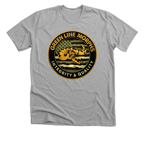 Official GLM Merch, a Athletic Heather Premium Unisex Tee