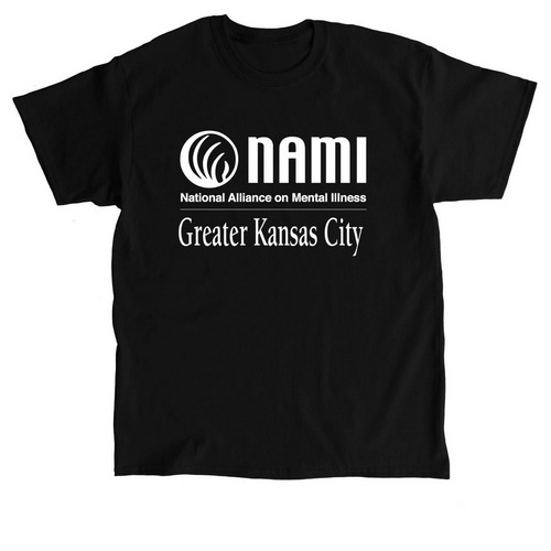 Wear Hope Support Mental Health- NAMI GKC, a Black Classic Unisex Tee