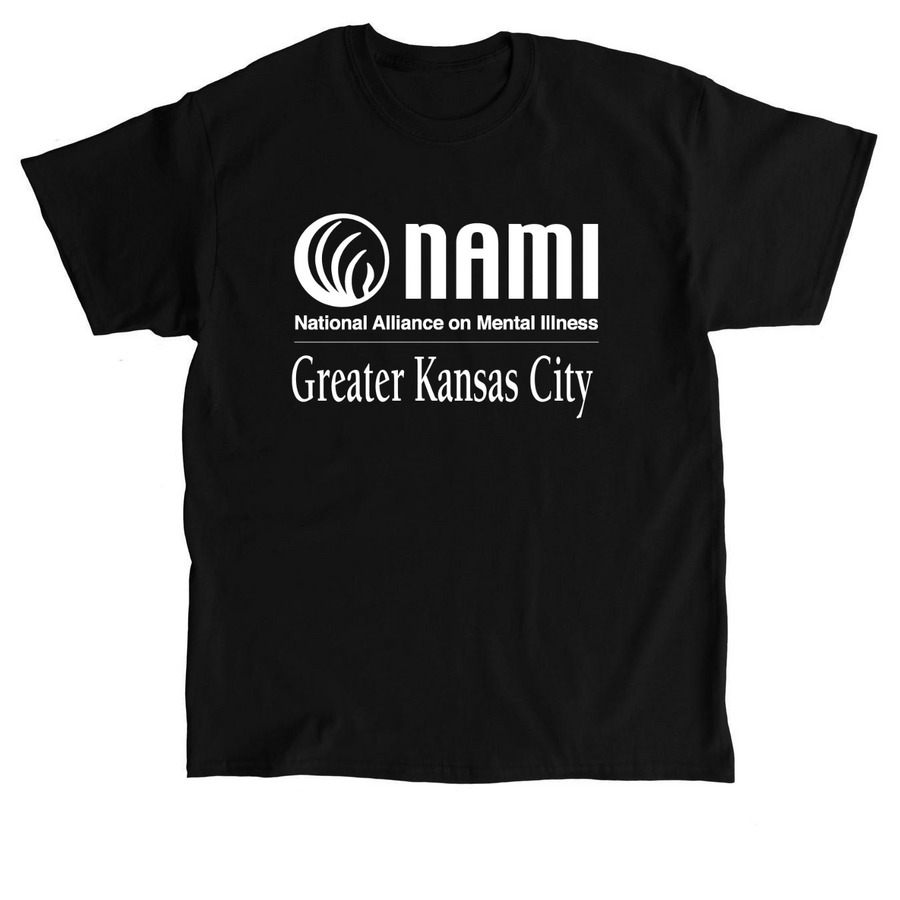 Wear Hope Support Mental Health- NAMI GKC, a Black Classic Unisex Tee