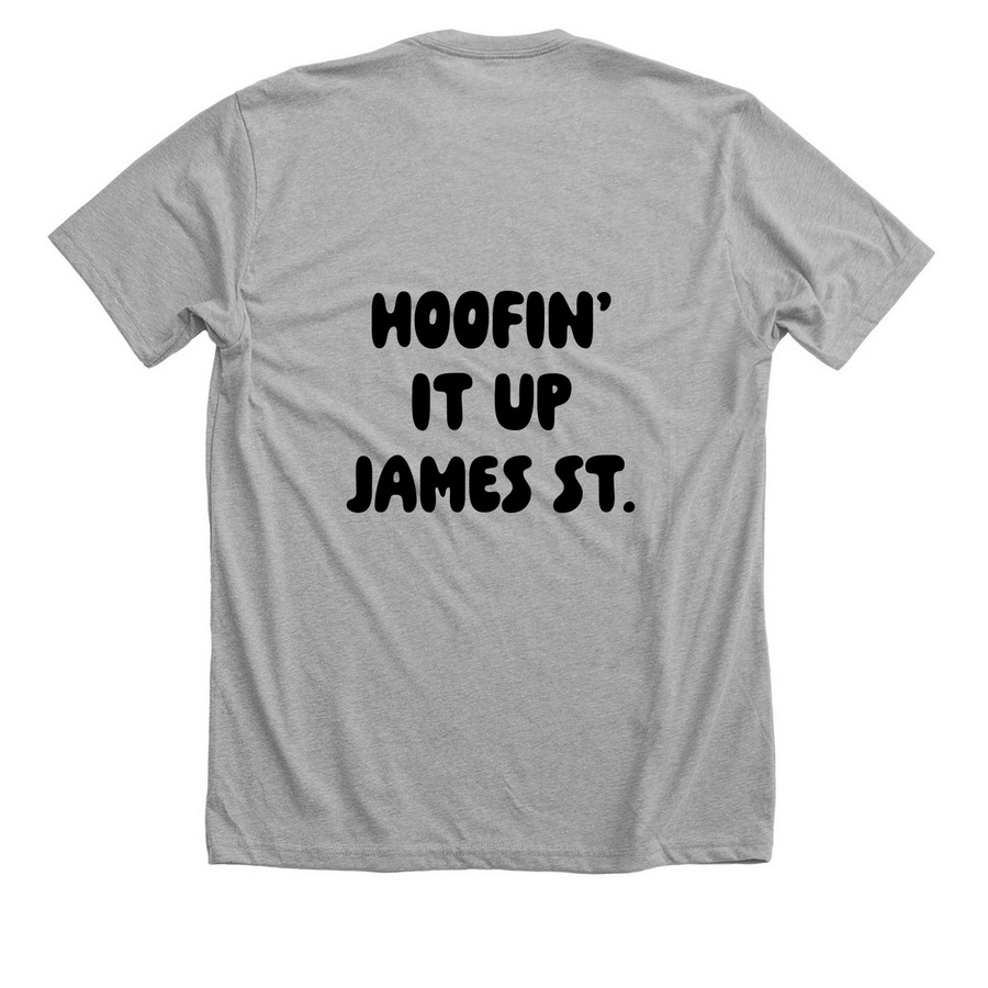 Lewis Oliver Farm Sanctuary, a Athletic Heather Premium Unisex Tee (back-view)