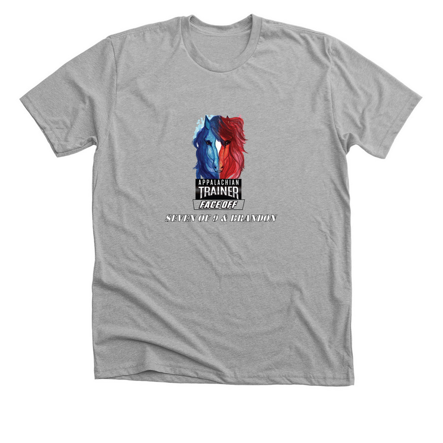 Brandon and SEVEN of 9, a Athletic Heather Premium Unisex Tee