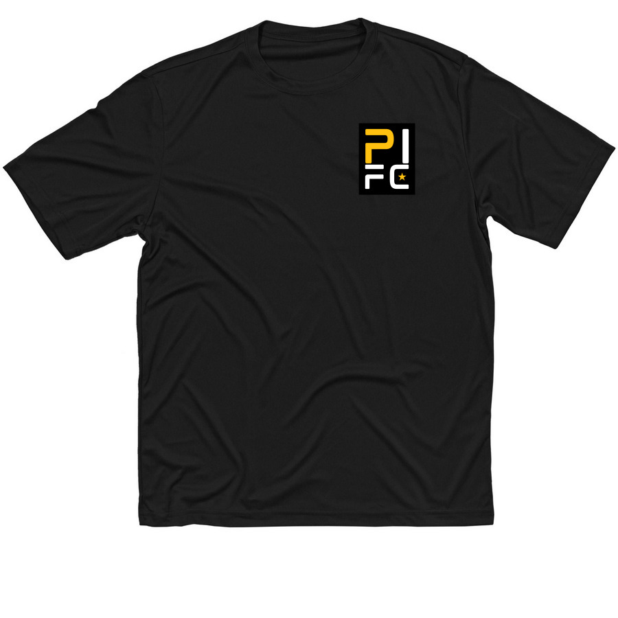 PIFC - Performance/Moisture Wicking, a Black Classic Performance Tee