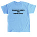 Disability Rights Are Human Rights, a Carolina Blue Classic Unisex Tee