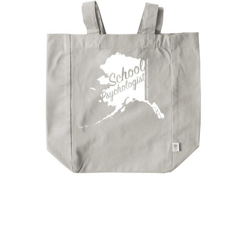 State Logo Tote, a Natural Recycled Cotton Tote Bag